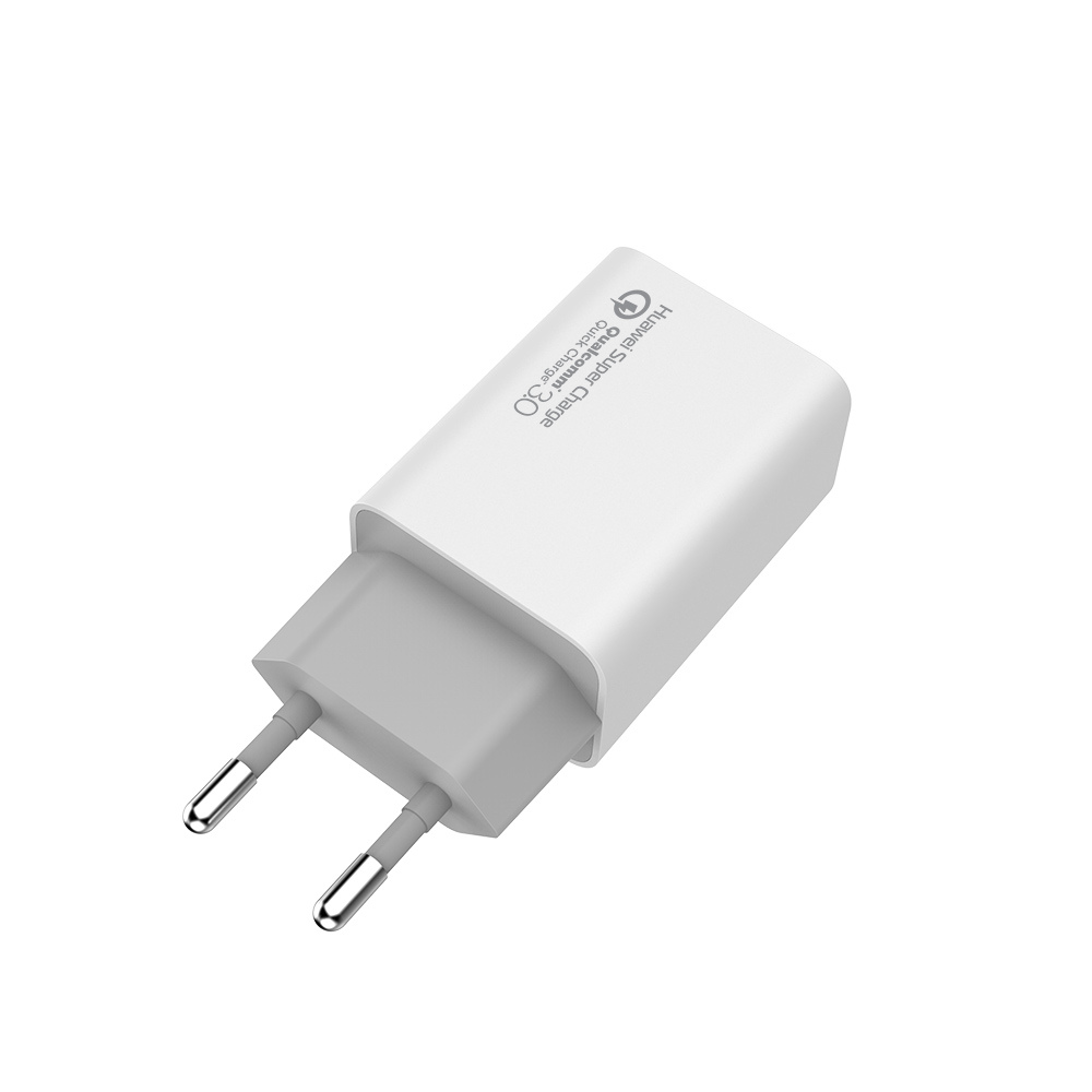 ColorWay AC nabíjačka 1xUSB Huawei Super Charge/Quick Charge 3.0, 4.0A (20W), biela (CW-CHS014Q-WT)