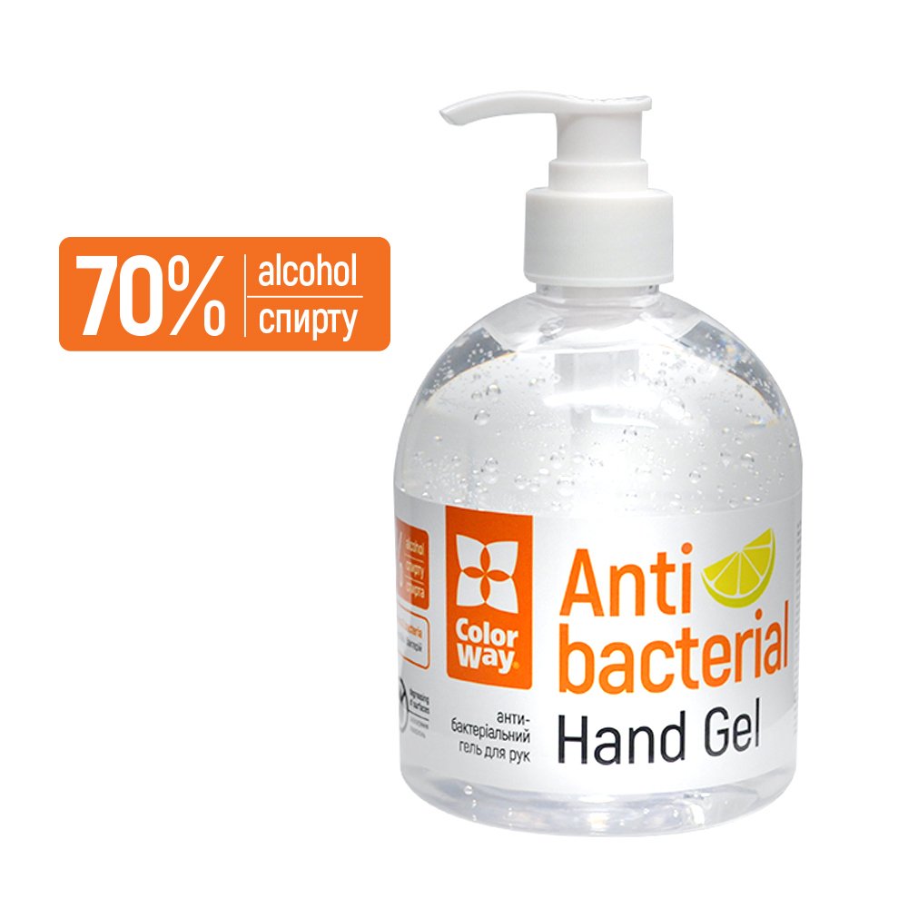 Alkoholový gél ColorWay na čistenie rúk 500ml (CW-3950)