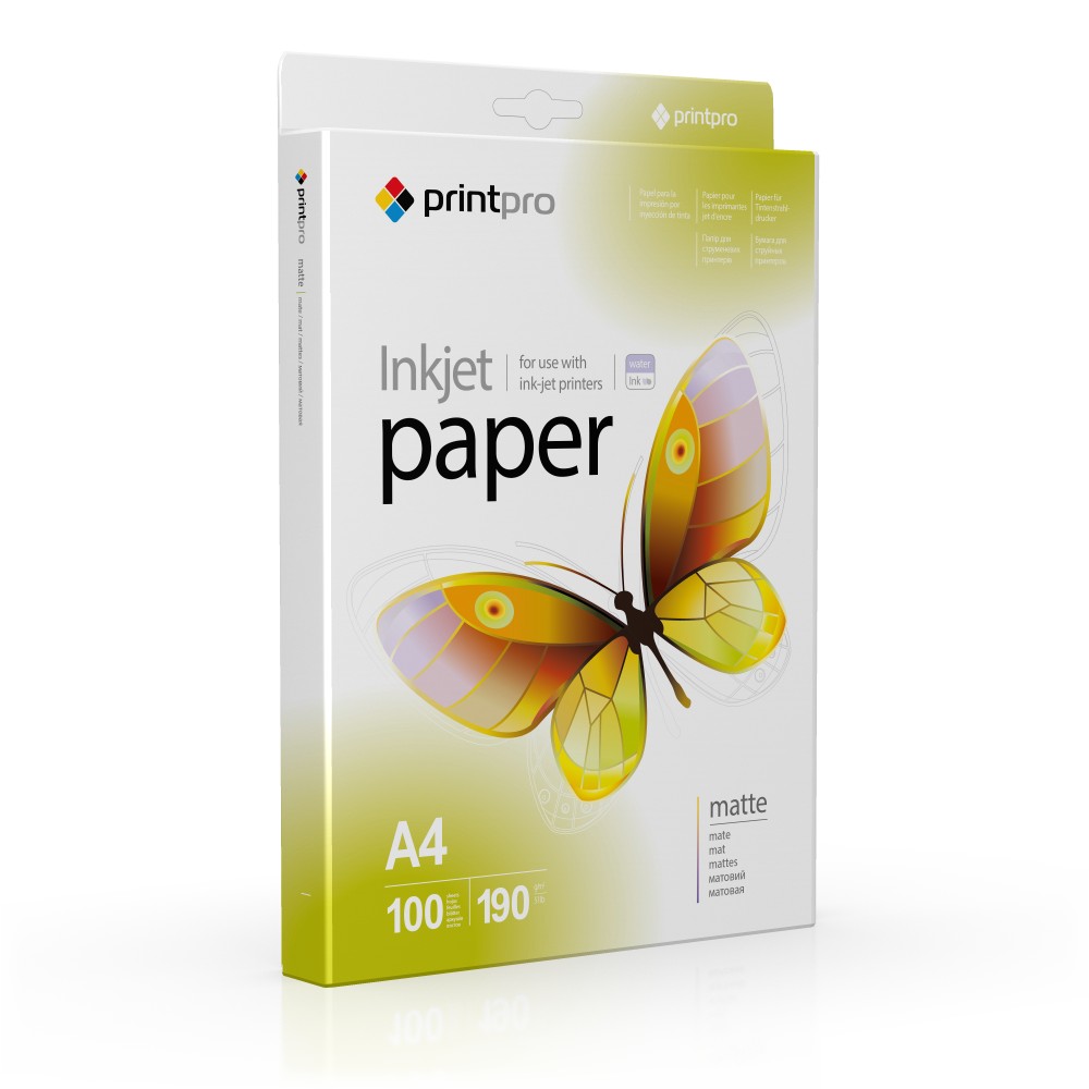 PrintPro Fotopapier PP matný 190g/m²,50ks,A4
