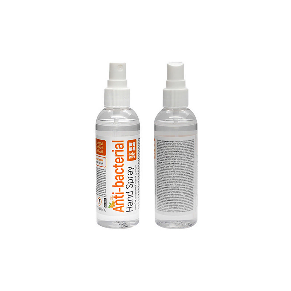Antibakteriálny alkoholový sprej ColorWay na ruky, 100ml, pomaranč (CW-3912)