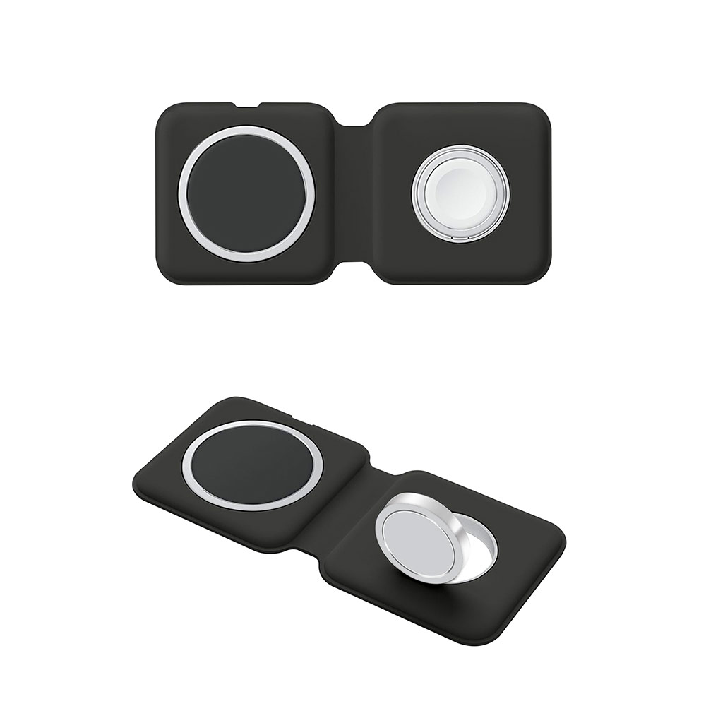 ColorWay Qi rýchlo nabíjačka MagSafe Duo 15W pre Iphone, čierny (CW-CHW32Q-BK)
