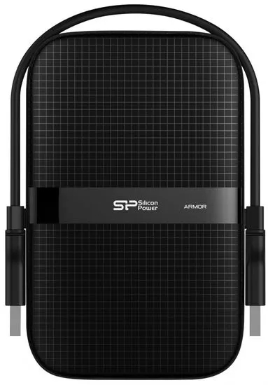 Silicon Power Prenosný HDD 2.5" ARMOR A60 , ALL, 2TB USB3.2  (SP020TBPHDA60S3A) čierny