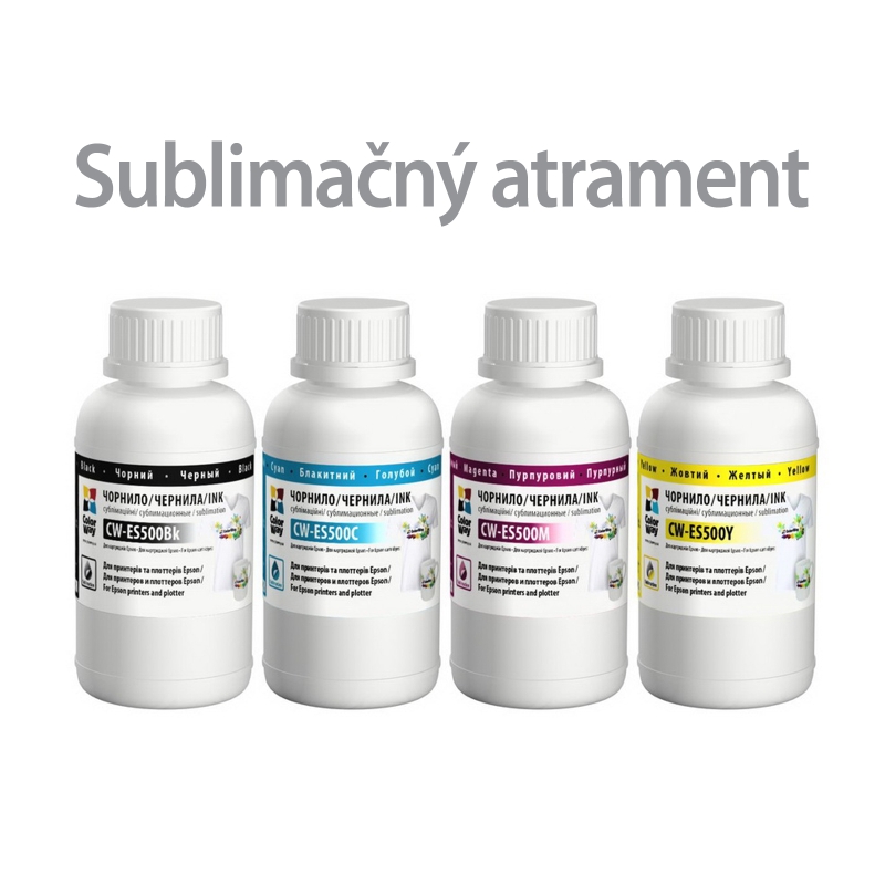 

Atrament ColorWay pre EPSON 4x100ml - sublimačný