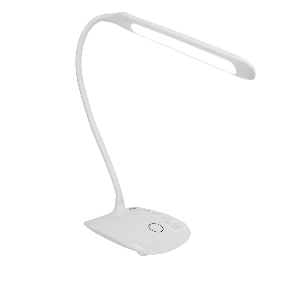 ColorWay Flexible 360 LED stolná lampa so zabudovanou batériou, biela (CW-DL07FB-W)