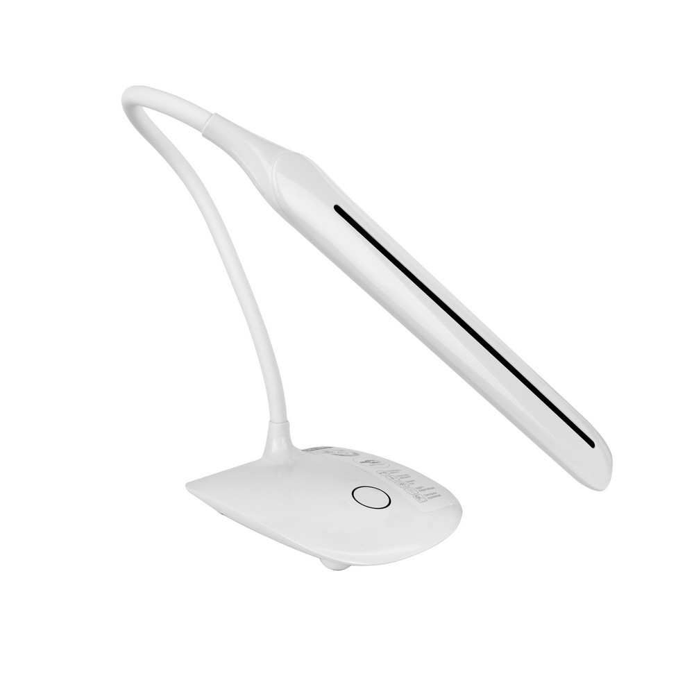 ColorWay Flexible 360 LED stolná lampa so zabudovanou batériou, biela (CW-DL07FB-W)