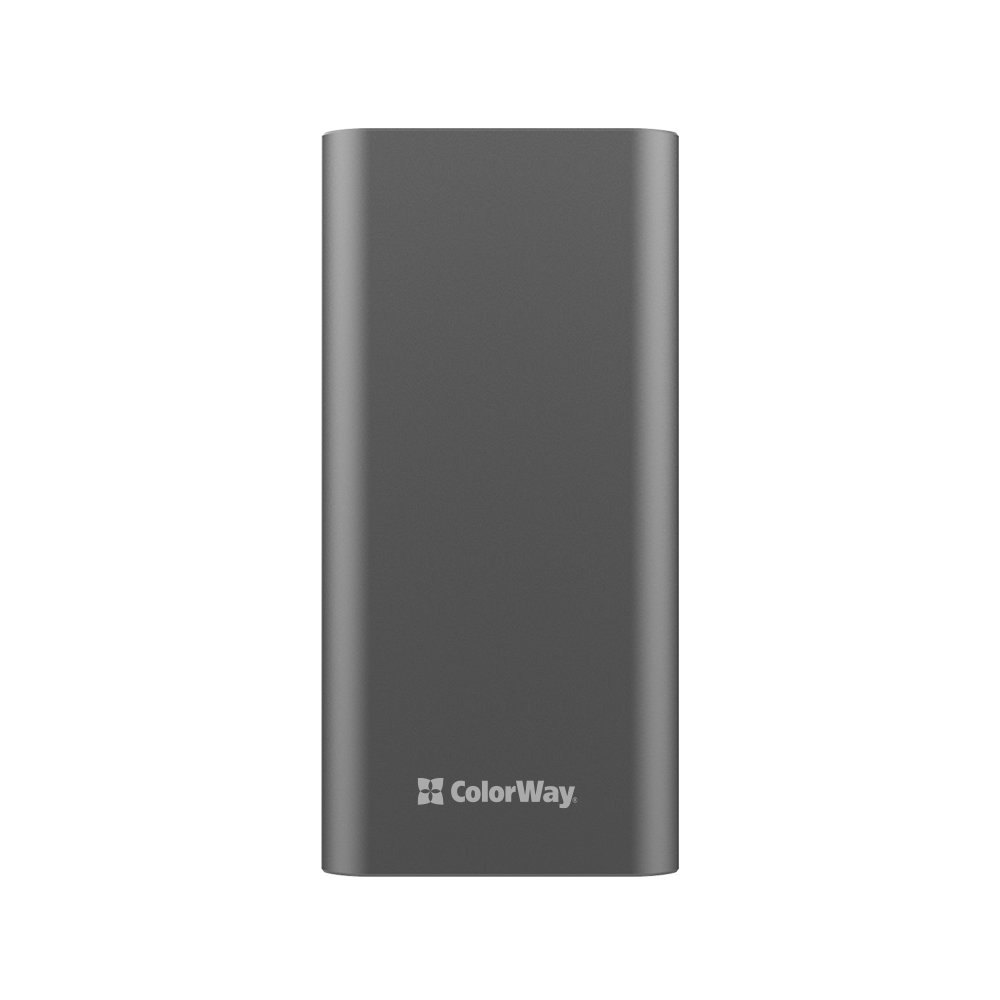 PowerBank ColorWay 20 000 mAh Full (USB QC3.0 + USB-C Power Delivery 22.5W) Šedá (CW-PB200LPH3GR-PDD)