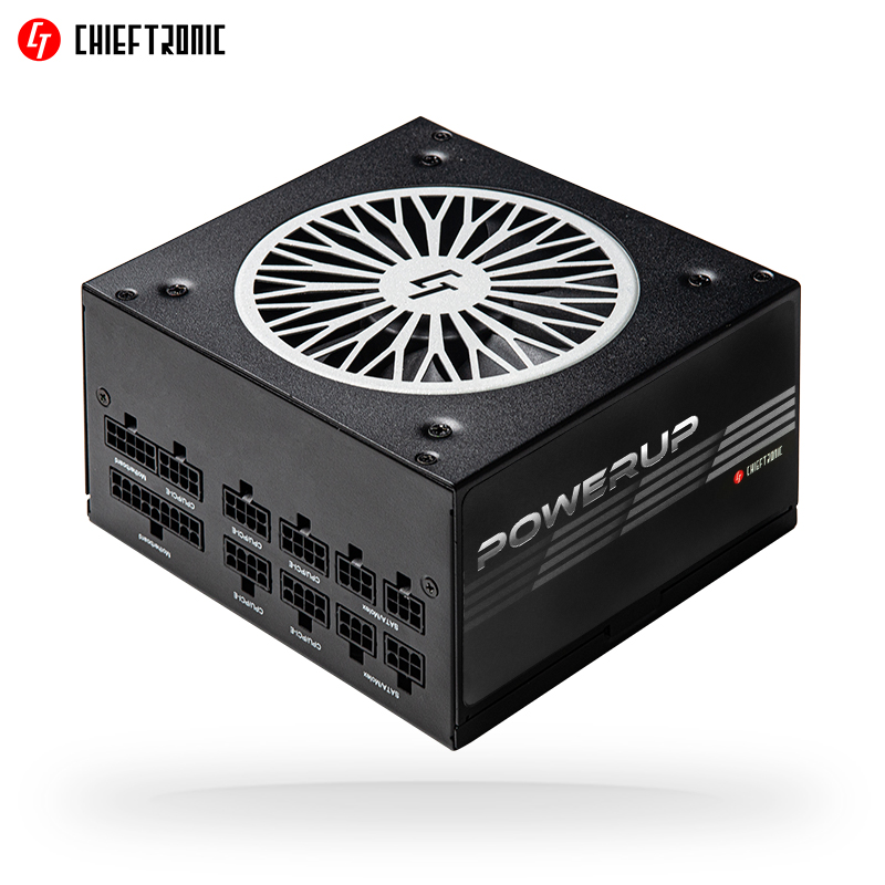 

PC zdroj Chieftec PowerUP GPX-850FC, 850W ATX,80PLUS gold,cable-mgt,retail