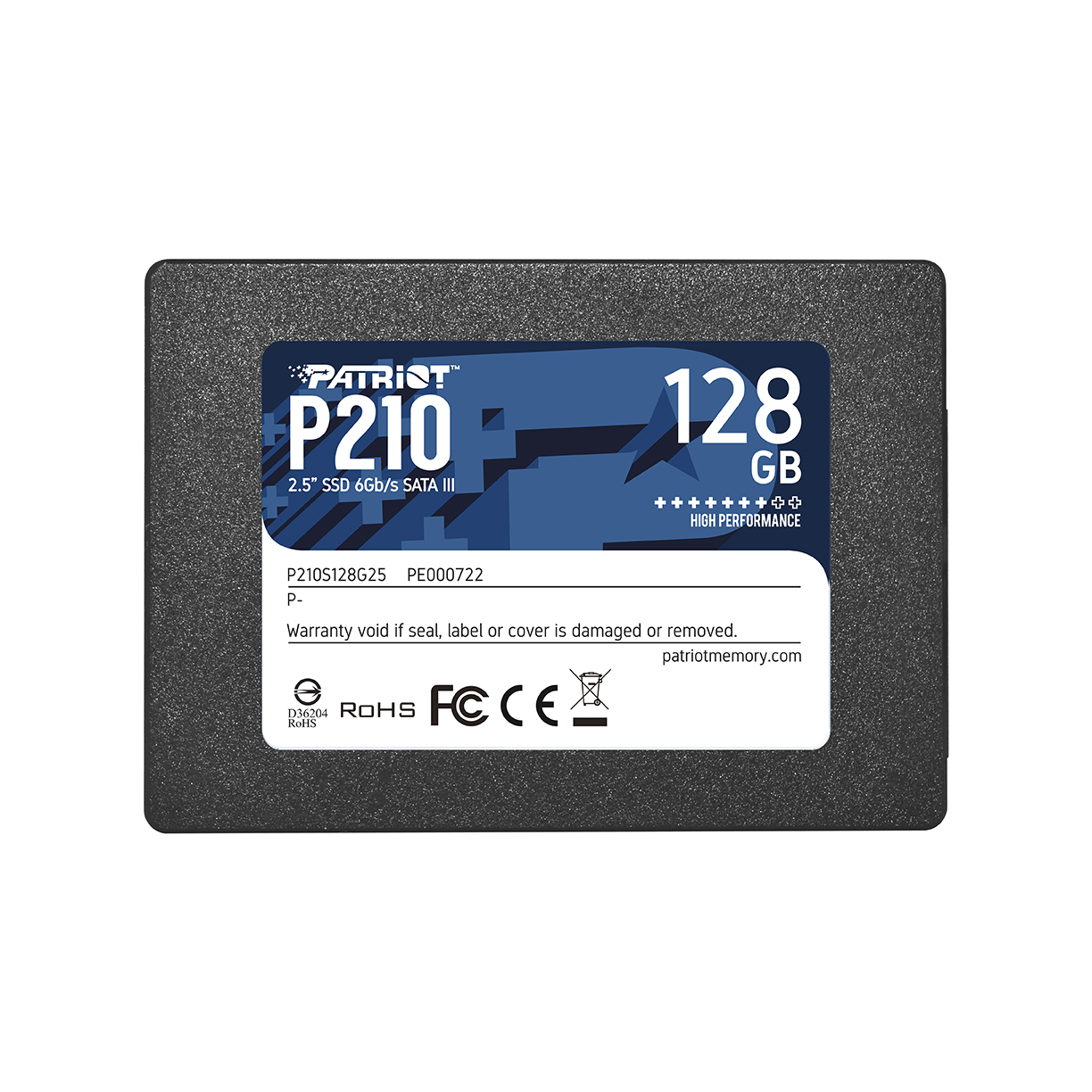 Patriot P210 SSD 128GB SATA 3 2.5" (P210S128G25)