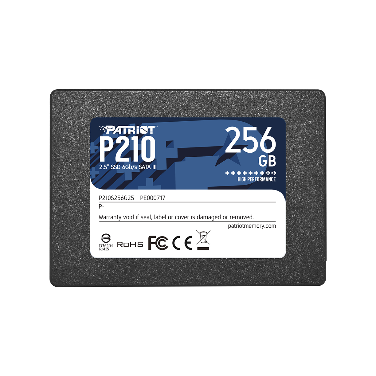 

Patriot P210 SSD 256GB SATA 3 2.5" (P210S256G25)