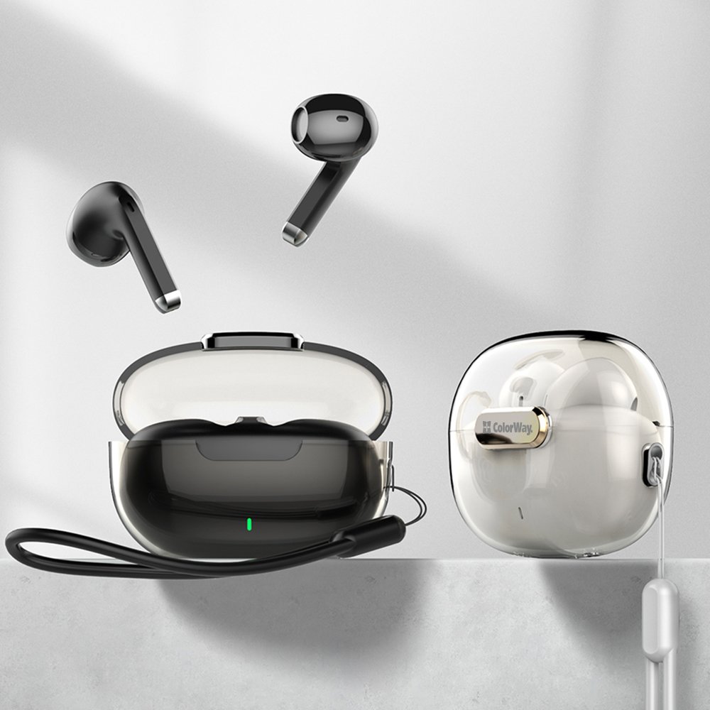 Bezdrôtové slúchadlá (earbuds) ColorWay Slim (CW-TWS2BK) - čierne
