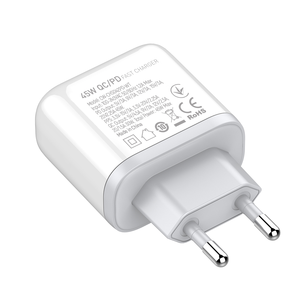 ColorWay CW-CHS042PD-WT Power Delivery Port PPS USB  - biela