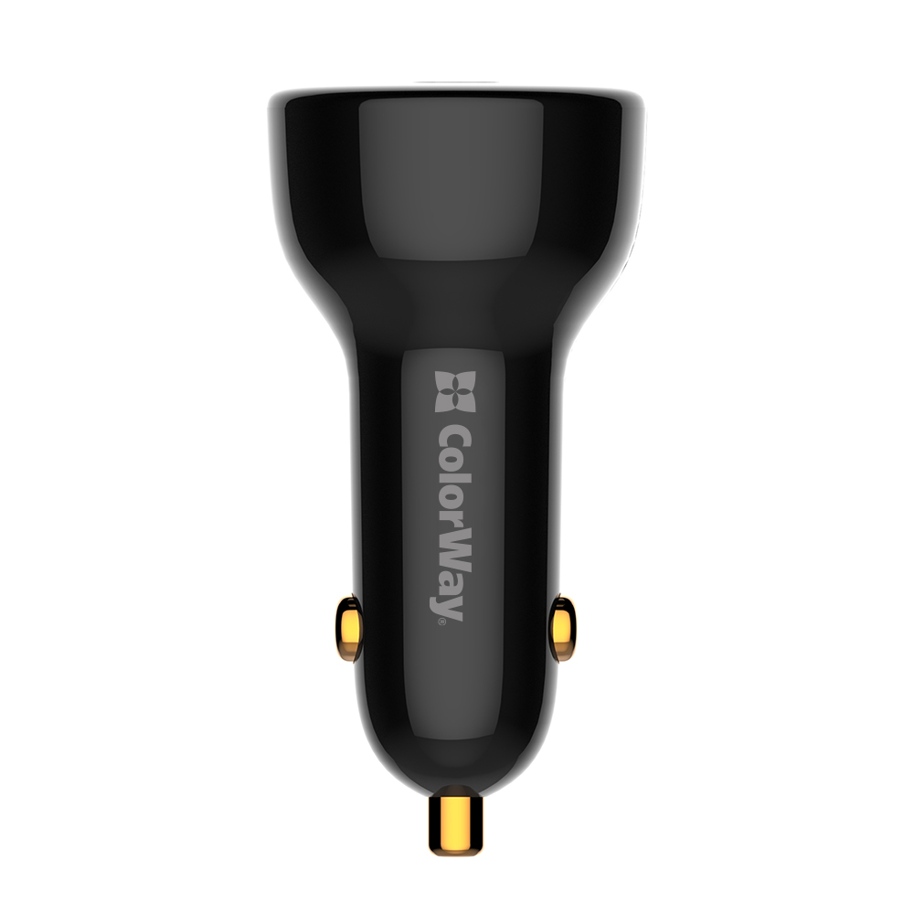ColorWay Nabíjačka do Auta Power Delivery Port PPS USB (USB-A + USB-C) (100W) Black (CW-CHA044PD-BK)