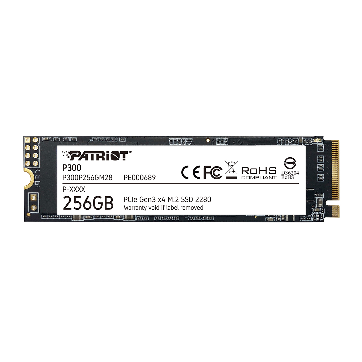 Patriot P300 PCIe M.2 2280 SSD 256GB (P300P256GM28)