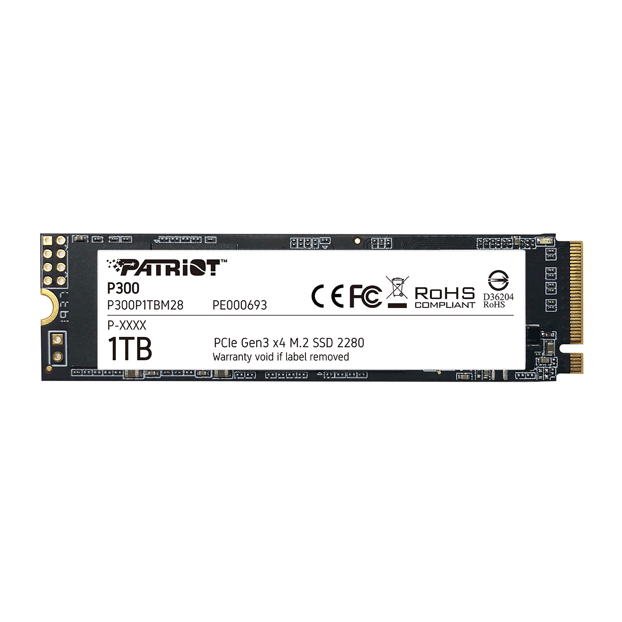 Patriot P300 PCIe M.2 2280 SSD 1TB (P300P1TBM28)