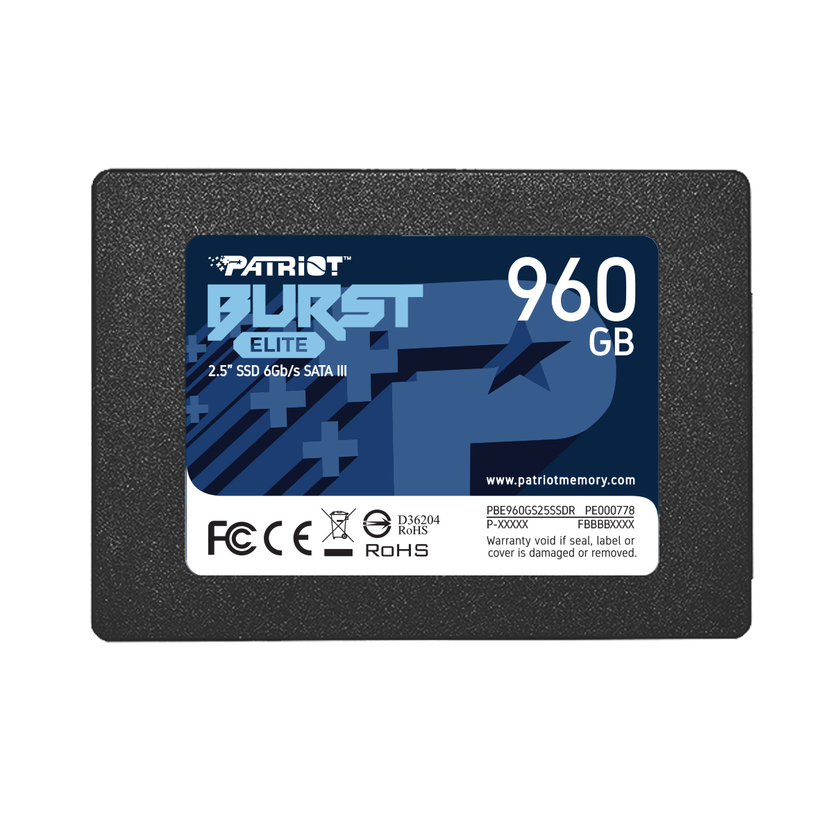 Patriot SSD Burst Elite 960GB SATA 3 2.5" (PBE960GS25SSDR)