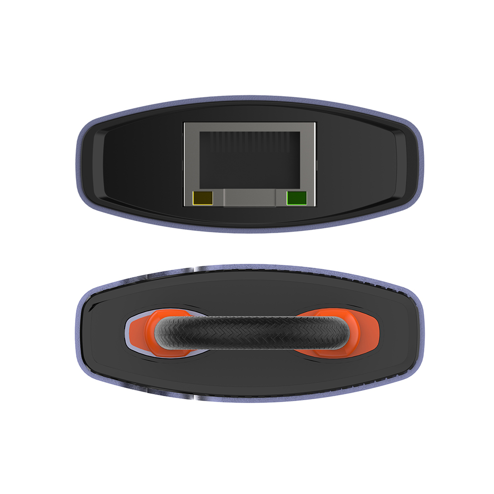 USB hub (dokovacia stanica) ColorWay USB-C 6v1 Type C PD 100W/USB3.0х3/USB2.0/RJ45 (CW-HUB03)