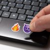 ColorWay Keyboard Sticker, transparent, White (SZ-N-W)