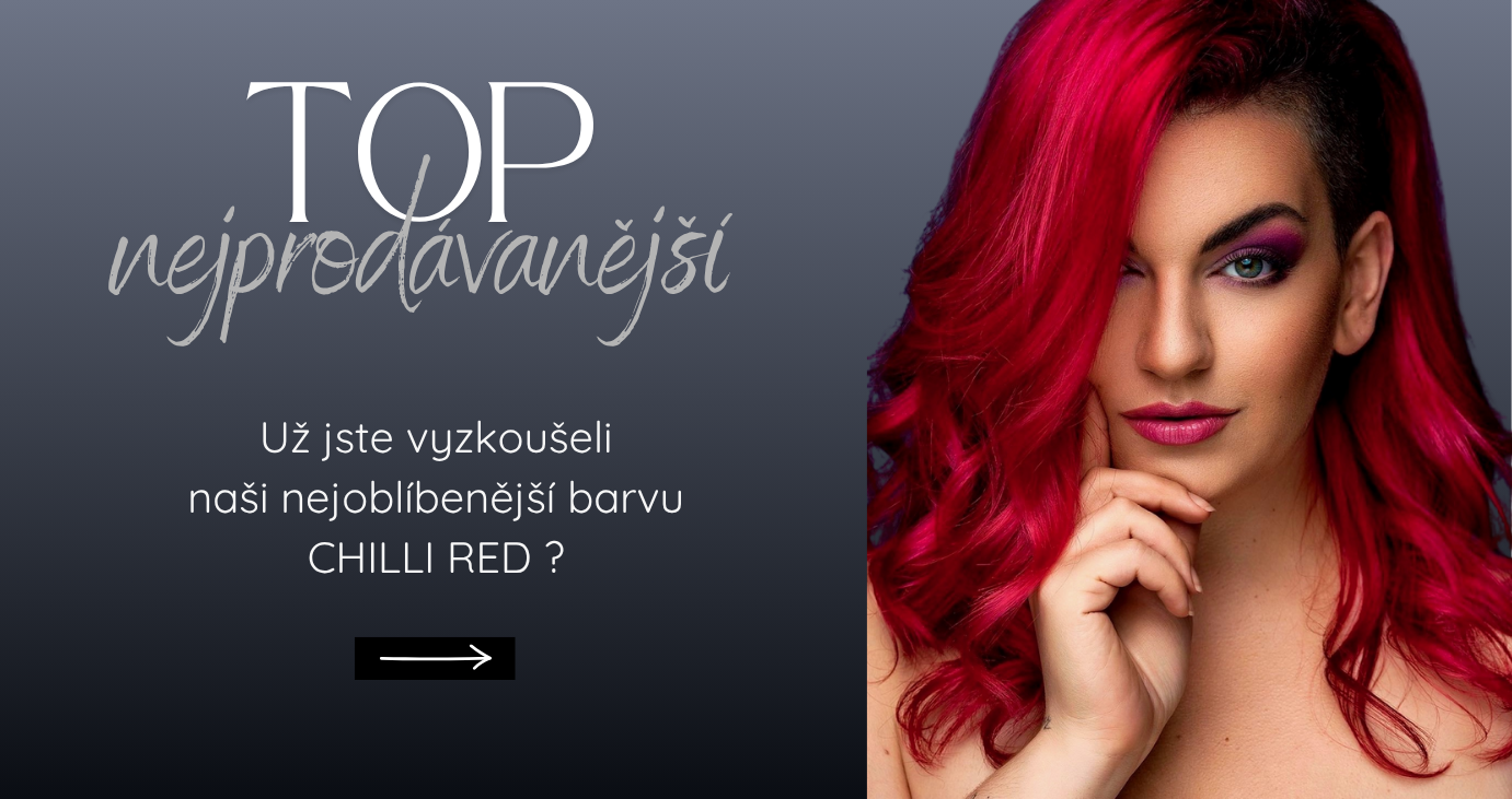 Nejprodávanější barva chilli red
