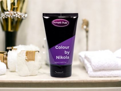 Color by Nikola barva na vlasy, Romantic Purple, pastelová fialová, Hair colour, Pastel Purple, Farba do włosów, pastelowa fioletowa, 120 ml Colour by Nikola