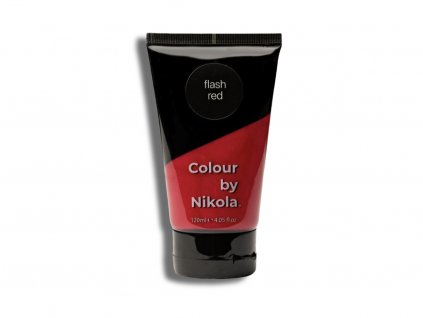 Color by Nikola barva na vlasy, Flash Red, červená, Hair Colour, Flash red, Farba do włosów, Flash Red, czerwony, 120 ml Colour by Nikola