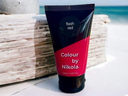 Barva na vlasy, Flash Red, červená, Hair Colour, Flash red, Farba do włosów, Flash Red, czerwony, 120 ml Colour by Nikola