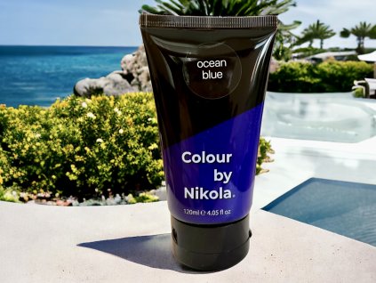 Barva na vlasy, Ocean Blue, tmavá modrá, 120 ml, Colour by Nikola