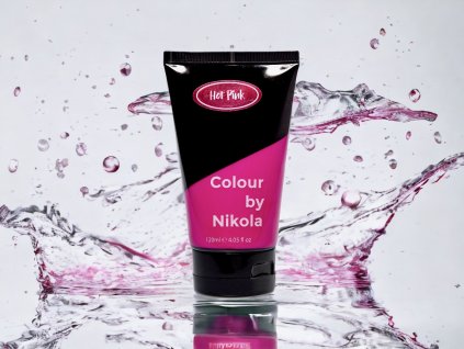 Hair Colour, HOT PINK rich pink, Barva na vlasy, HOT PINK sytá růžová, Farba do włosów, HOT PINK, intensywny różowy pigment, Colour by  Nikola
