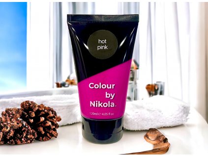 Barva na vlasy, Hot Pink, sytá růžová, 120 ml, Colour by Nikola