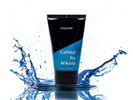 Color by Nikola barva na vlasy, turquoise, tyrkysová, Hair Colour, turquoise, turquoise, Farba do włosów, turquoise, turkusowy, 120 ml