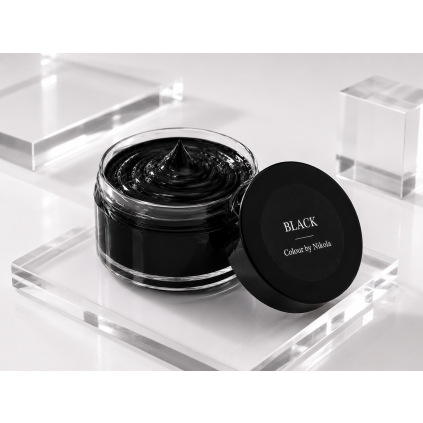 Barva na vlasy, Black, černá, 50 ml, Colour by Nikola