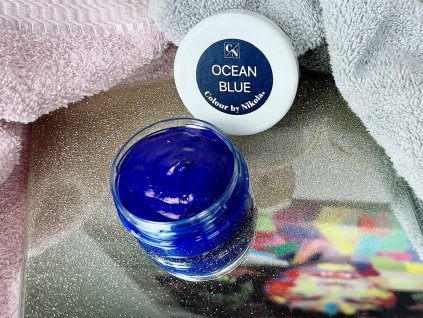 Barva na vlasy, Ocean Blue, tmavá modrá, 50 ml, Colour by Nikola Hair colour, OCEAN BLUE, 50 ml Farba do włosów, OCEAN BLUE, intensywny ciemnoniebieski pigment, 50 ml