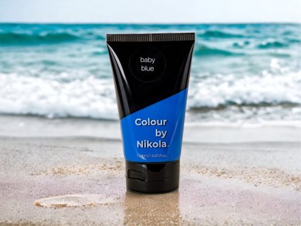 Barva na vlasy, Baby Blue, pastelová modrá, Hair colour, Pastel Blue, Farba do włosów, pastelowy niebieski, 120 ml Colour by Nikola