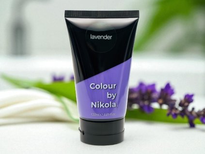 Color by Nikola barva na vlasy, Lavender, modro fialová, Hair colour, Blue Violet, Farba do włosów, niebiesko-fioletowy, 120 ml Colour by Nikola