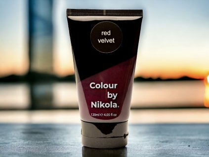 Barva na vlasy, Red Velvet, sytá červená, 120 ml Colour by Nikola