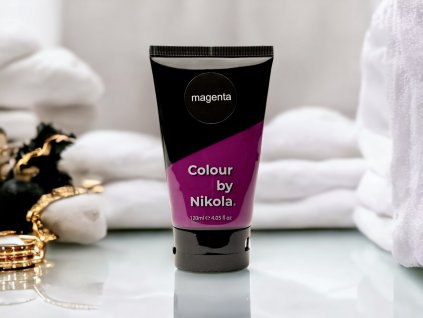 Color by Nikola barva na vlasy, Magenta, Růžovo fialová, Hair Colour, Pink purple, Farba do włosów, Różowy i fioletowy, 120 ml Colour by Nikola