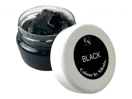 Barva na vlasy, Black, černá, 100 ml, Colour by Nikola BLACK, czarny