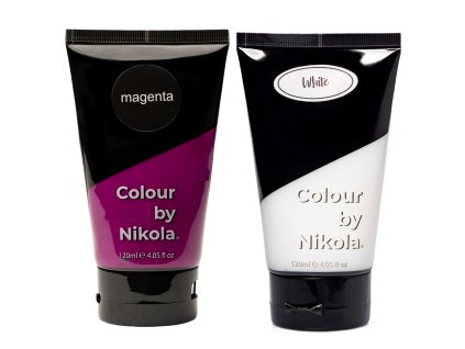 DUO Magenta a White