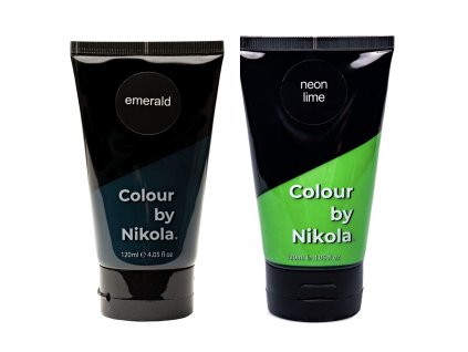 DUO hair colour, DUO barva na vlasy, DUO farba do włosów, EMERALD a NEON LIME