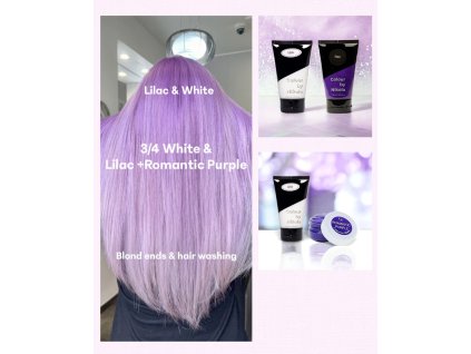 Fialová barva na vlasy a fialové vlasy