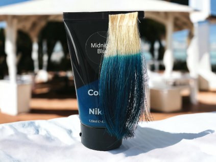 Color by Nikola barva na vlasy, MIDNIGHT BLUE, temná modrá, 120 ml