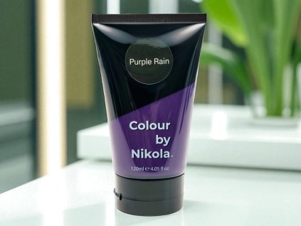 Barva na vlasy, New Purple Rain, tmavá fialová barva, 120 ml