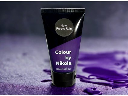 Barva na vlasy, New Purple Rain, tmavá fialová barva, 120 ml