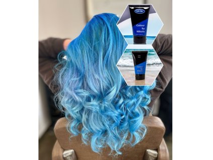 COLD BLUE HAIR 2 barvyArctic Blue & Baby Blue