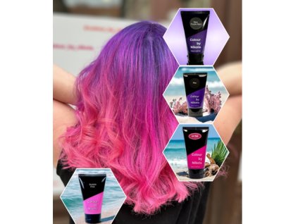 VIOLET PINK FANTASY 4 barvy New Purple Rain, Lilac, Hot Pink & Bubble Pink