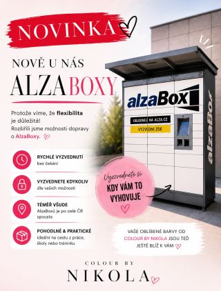 ✨ NOVINKA ✨ Přidali jsme další možnost dopravy — AlzaBoxy 🤍 ✔️ rychlé vyzvednutí ✔️ tisíce AlzaBoxů po celé ČR ✔️ pohodlné...