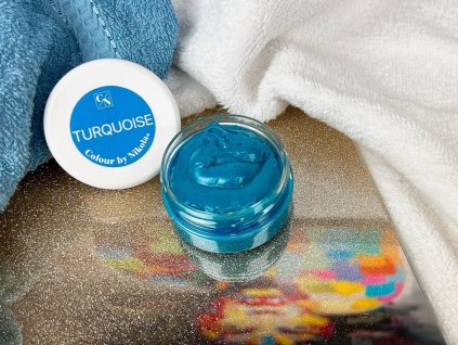 Colour by Nikola to profesjonalne farby do włosów TURQUOISE, które są używane w salonach fryzjerskich, ale ć w domu.