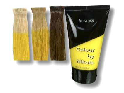 Colour by Nikola to profesjonalne farby do włosów LEMONADE, które są używane w salonach fryzjerskich, ale ć w domu.