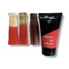 Colour by Nikola to profesjonalne farby do włosów CORAL RED, które są używane w salonach fryzjerskich, ale ć w domu.