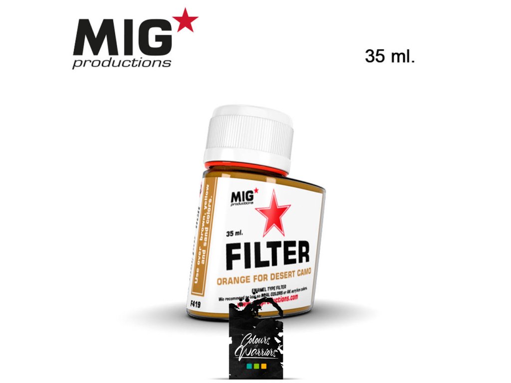 FILTER: ORANGE FOR DESERT CAMO