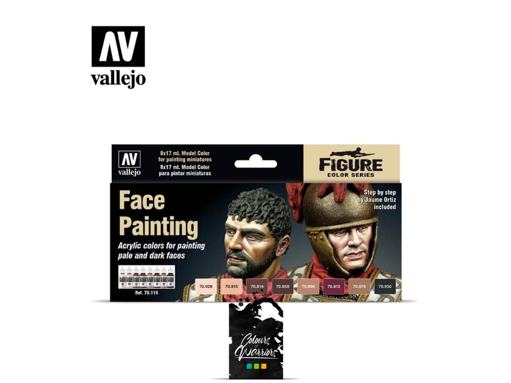 MODEL COLOR: FACES PAINTING SET BY JAUME ORTIZ